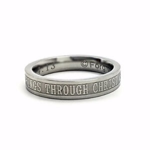 I Can Do All Things Through Christ Who Streng Ring