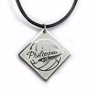 Philippians-Stainless Steel Diamond Volle Necklace