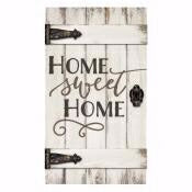 Wall Art-Barn Door-Home Sweet Home (17.5 x 31.625)