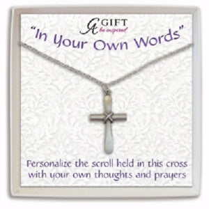 Pendant-Communion Cross-Prayer In Your Own Words (