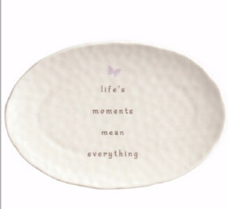 Plate-Perfect Simplicity-Moments-Oval w/Wire Easel