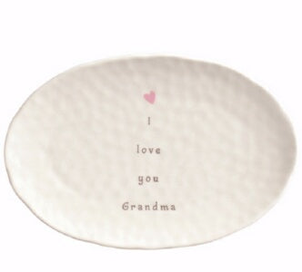 Plate-Perfect Simplicity-Grandma-Oval w/Wire Easel