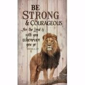 Wall Decor-Pallet-Be Strong (14" x 24")