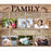 Photo Frame-Clothesline Clipboard-Family (21" x 17