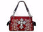 Fashion Purse-Conceal Carry w/Cross & Floral Desig