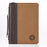 Bible Cover-Classic LuxLeather-Strong & Courageous - Large