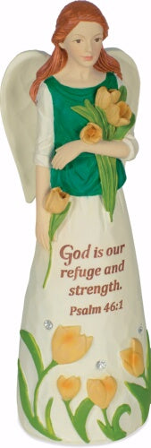 Figurine-Jewels Of Faith-God Is Our Refuge.. (Psal