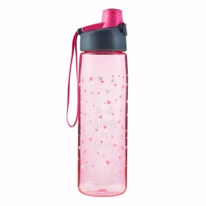 Water Bottle-Do All Things In Love-Pink (32 Oz)