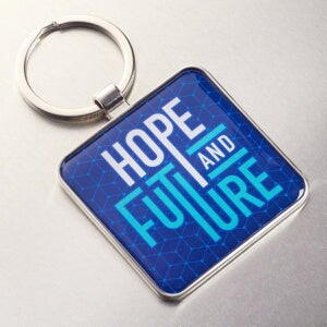 Hope And Future In Gift Tin Keyring