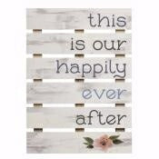 Skid Sign-Happily Ever After (17 x 23.5)