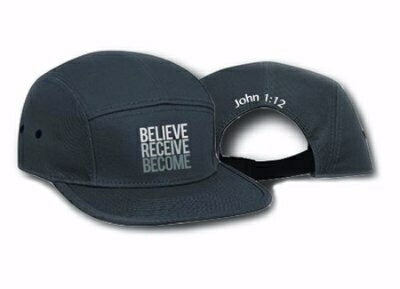 Believe Receive Become-One Size-Gray (Case For Cap