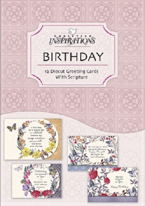Card-Boxed-Birthday-Cheery Thoughts (Box Of 12)