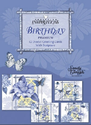 Card-Boxed-Birthday-Indigo Garden (Box Of 12)