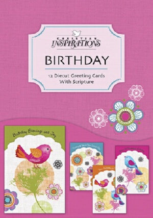 Card-Boxed-Birthday-Faithful Wishes (Box Of 12)
