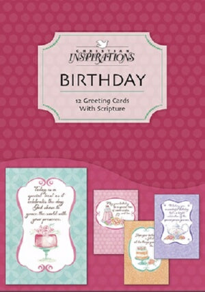 Card-Boxed-Birthday-Sweet Celebrations (Box Of 12)