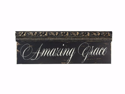 Wall Sign-Amazing Grace (19 x 1.25 x 6.5)