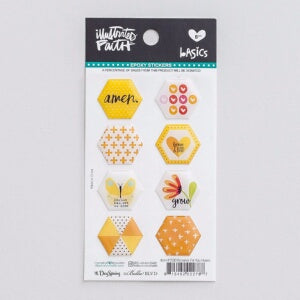Bible Journaling-Epoxy Stickers-Hexies-Bananas For