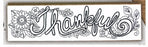 Wall Art-Color Your Family's Story-Thankful (13 x