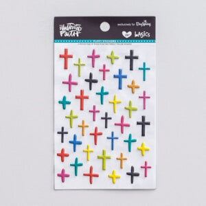 Bible Journaling-Puffy Stickers-Bright Crosses (39