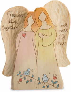 Figurine-Double Angel-Friends Stick Together... (6