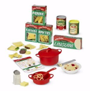 Pretend Play-Prepare & Serve Pasta Set (58 Pieces)