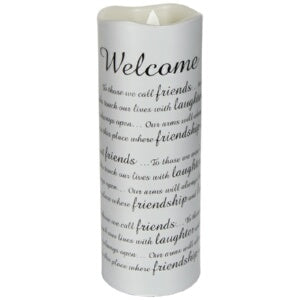 Flameless Flicker-Sonnet-Welcome w/Timer-Va Candle