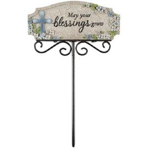 Garden Blessings Planter Pick-Blessings (2" x 6" x