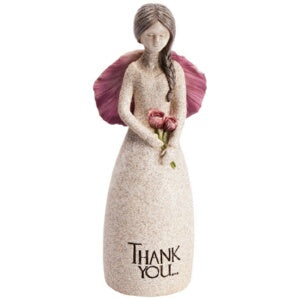 Figurine-Angel Blessings-Thank You (5.25" x  2")