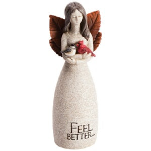 Figurine-Angel Blessings-Feel Better (5.25" x  2")