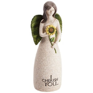 Figurine-Angel Blessings-I Cherish You (5.25" x  2