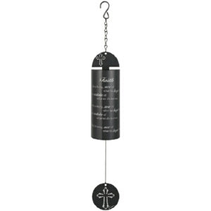 Wind Chime-Cylinder Sonnet-Serenity Prayer-Black (