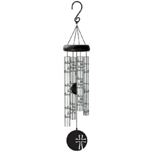 Wind Chime-Sonnet Chime-Faith-Silver (21")