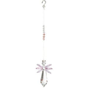 Prism Drop-Large Angel-Pink (7.5")