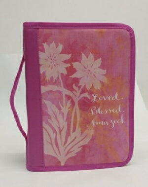 Bible Cover-Loved  Blessed & Amazed