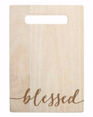Butcher Board-Blessed-Mango Wood (8.75" x 13")