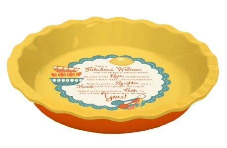 Plate-Retro Kitchen Ceramic Pie