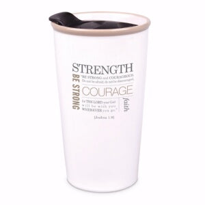 Tumbler-Strength-Double Wall Ceramic-Cream (#15044