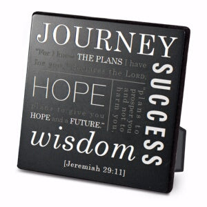 Plaque-Simple Faith Series II: Journey-Metal/MDF (