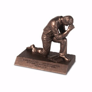 Sculpture-Moments of Faith: Praying Man ( Hom-Spanish