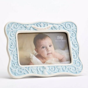 Dedicated To The Lord-Blue/Holds 4x6 Photo Frame