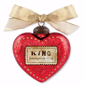 Ornament-Vintage Hearts: King (#12557)