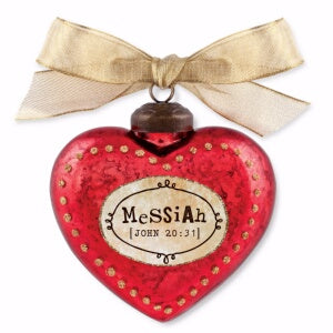 Ornament-Vintage Hearts: Messiah (#12558)