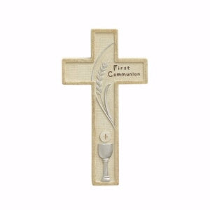 Wall Cross-Legacy Of Love-First Communion (6"H)