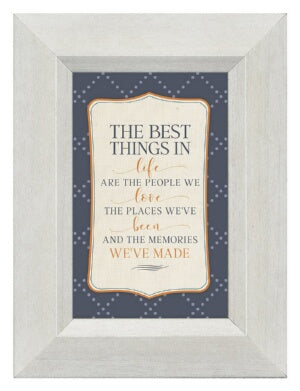 Mini-Plaque-Style Line-The Best Things (3 x 4.5)