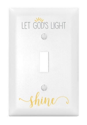 Light Switch Cover-Single-Let God's Light Shine