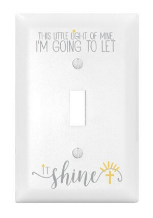 Light Switch Cover-Single-This Little Light Of Min