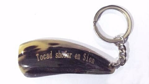 Key Chain-Blow The Shofar In Zion (Tocad Shof-Spanish