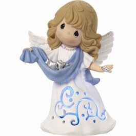 Figurine-Musical LED Angel/Hark The Herald Angels