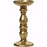 Candle Holder For Pillar Candle w/Gold Finish (8")