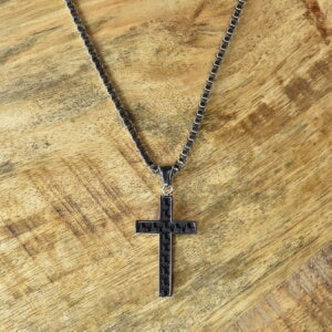 Eden Merry-Just For Him-Cross Box Chain ( Necklace